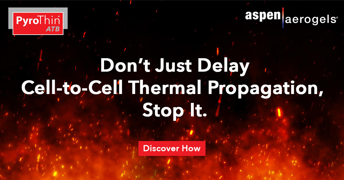 Dont Just Delay Cell To Cell Thermal Propagation Stop It Aspen Aerogels 